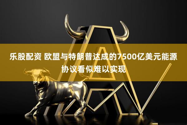 乐股配资 欧盟与特朗普达成的7500亿美元能源协议看似难以实现