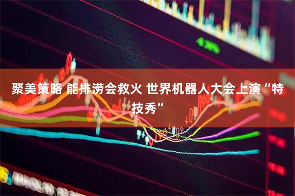聚美策略 能排涝会救火 世界机器人大会上演“特技秀”